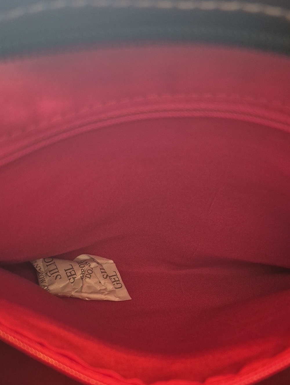 Chaps Red Woman's Tote with Black Handles, No Call Outs - Picture 7 of 7